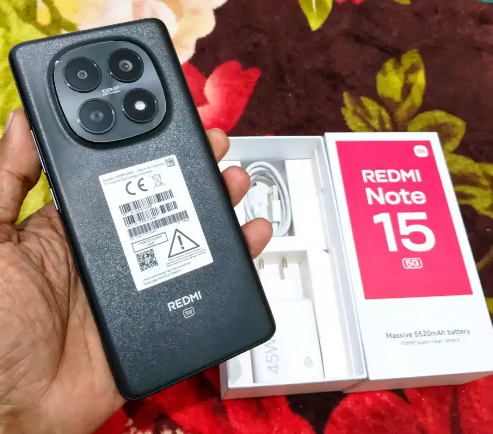 Redmi note 15 5G ram 8/256 fullset