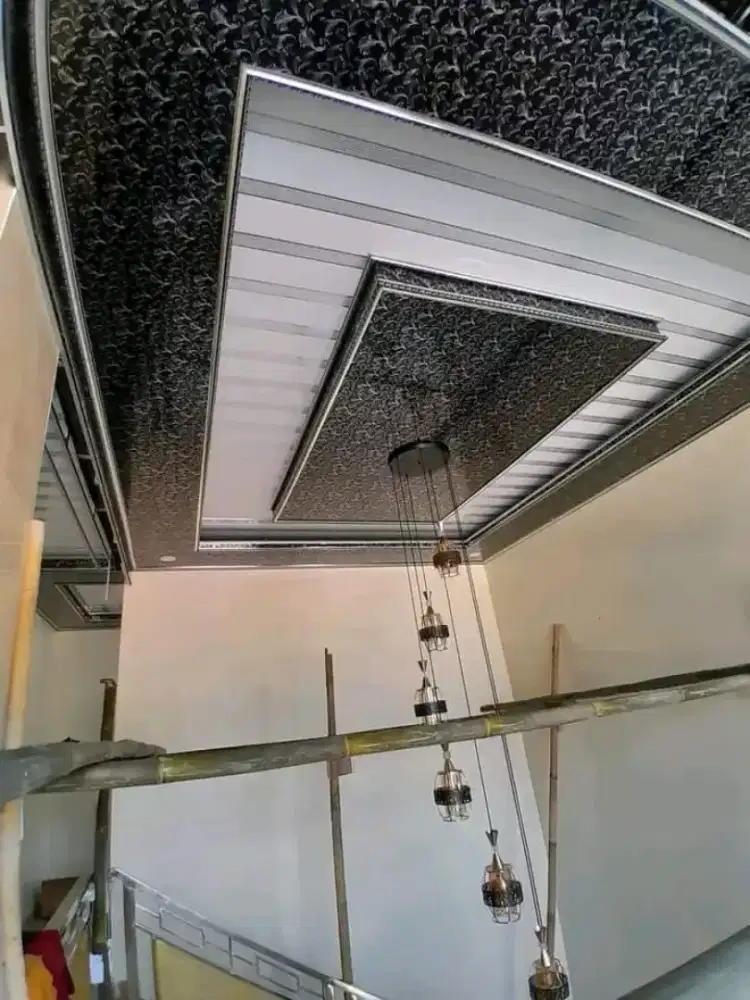 GROSIR PVC bermacam-macam motif, lis, holo, ornamen harga proyek