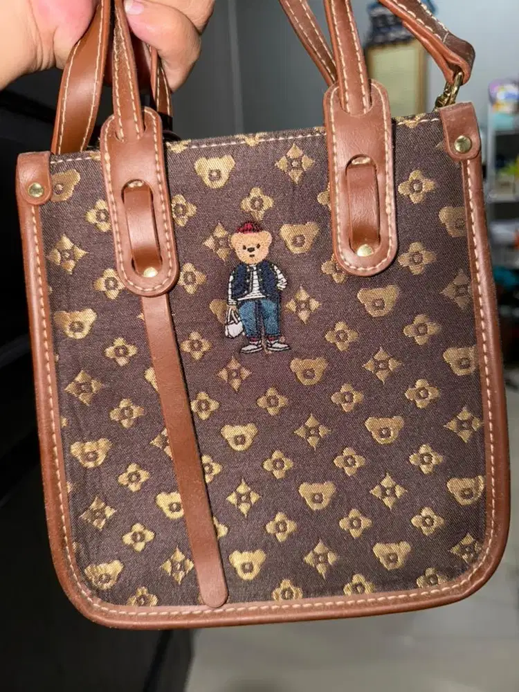 Tas ttwn bear coklat preloved