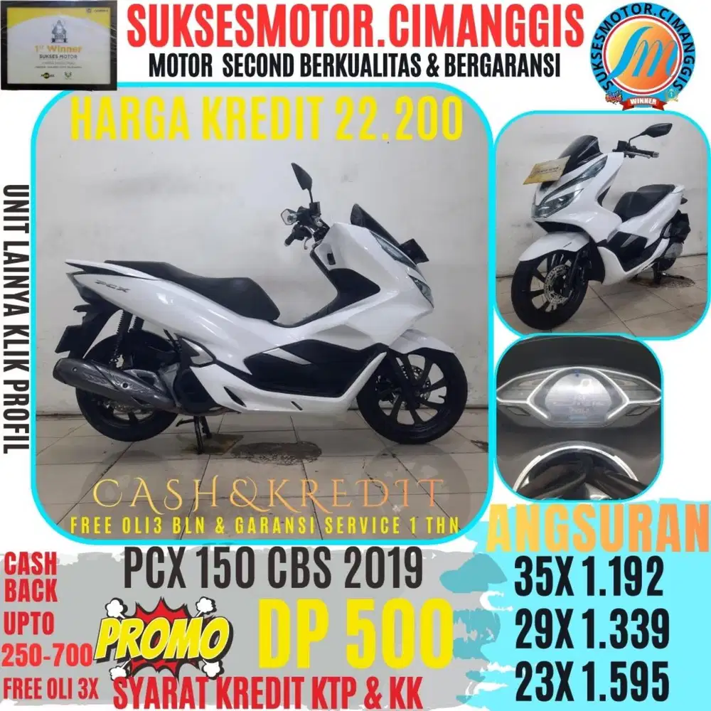 PCX 150 CBS BERGARANSI PROMOTERMURAH CASHBACK UPTO700RBU FREEOLI3X
