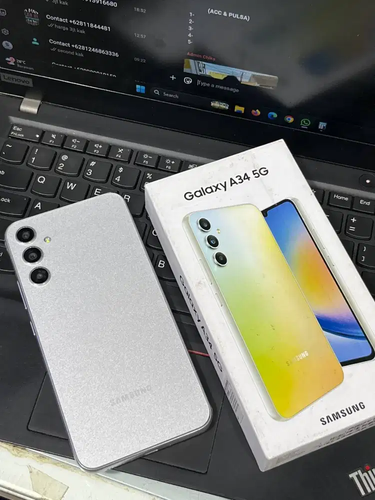 Samsung A34 5G ram 8/128 second likenew