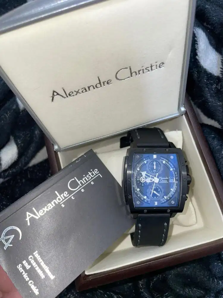 Jam Tangan Pria Alexandre Christie Chronograph