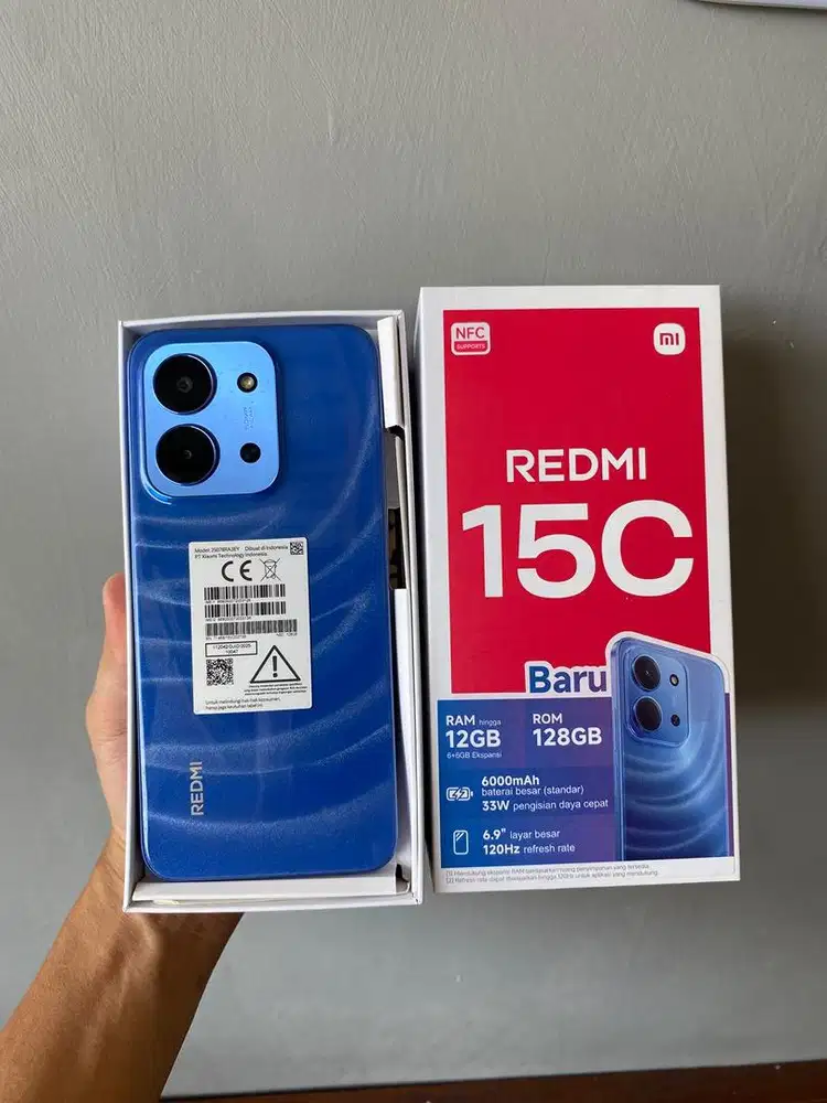 Redmi 15C 6/128 lengkap nominus