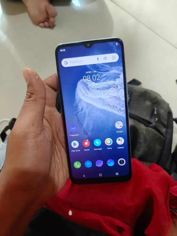 vivo y15s 64gb blue fulset