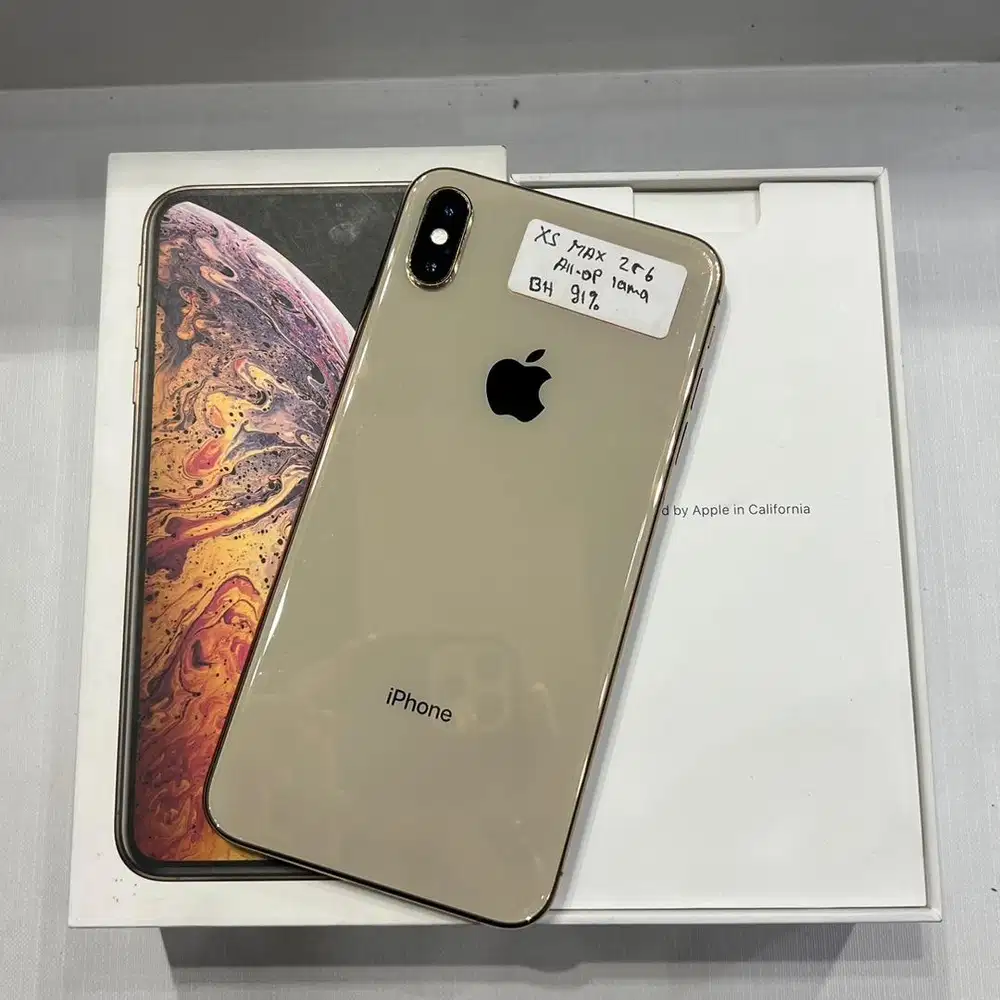 iphone xs max 256gb regist sinyal permanen fullset box original