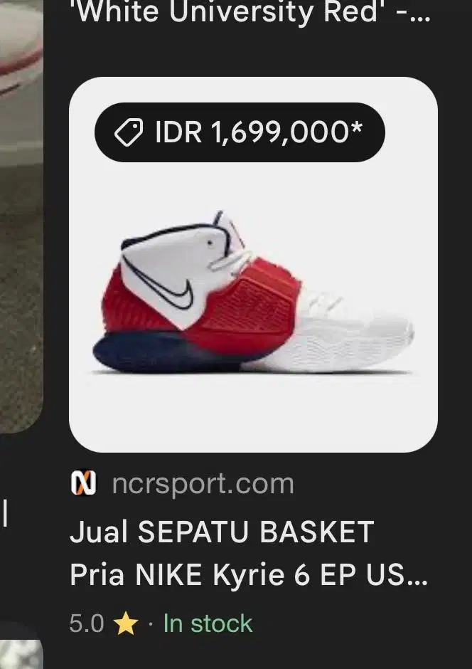 Sepatu basket nike kill steal kick