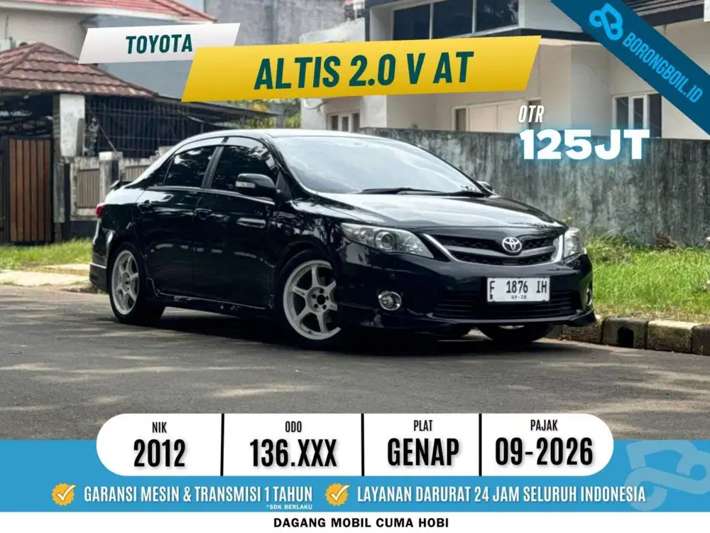 Toyota Corolla Altis V 2.0 at 2012 CAKEP