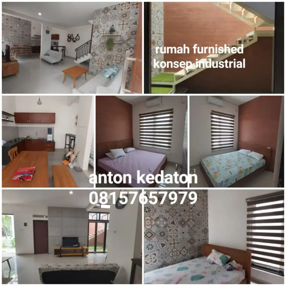 Kontrak/sewa kedaton furnished industrial bsb citraland murah bu cepat