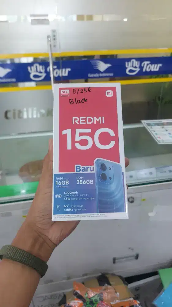 Xiaomi redmi 15C 256gb ram 8gb dan6/128 garansi resmi