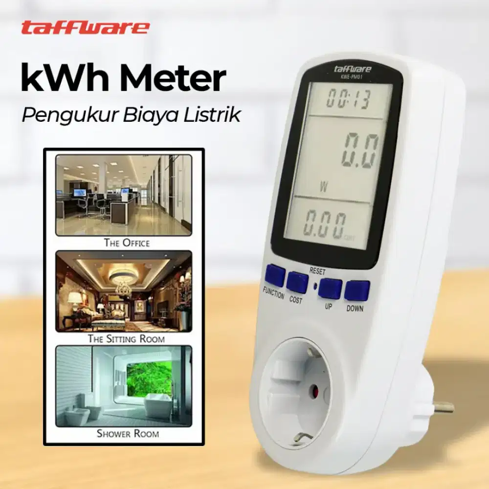 Kwh Meter Stop Kontak Pengukur Biaya Listrik Rumah