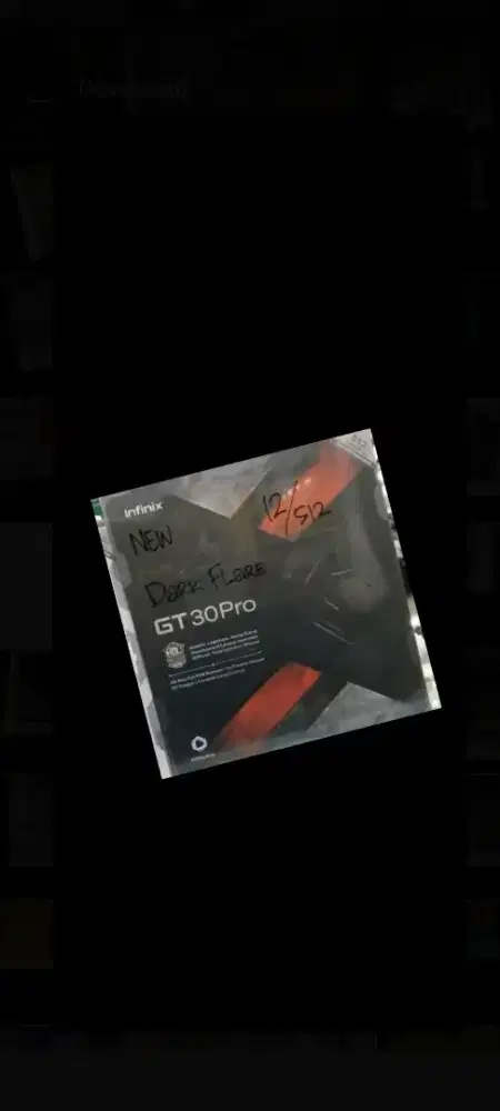 Infinix GT 30 pro 5G ram 12gb 512gb spesial edition dan8/256 resmi