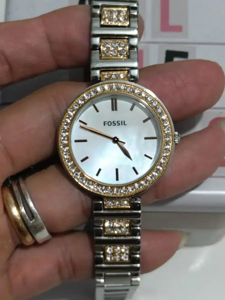 Jam wanita fossil BQ3337 original bekas bagus normal semua siap pakai