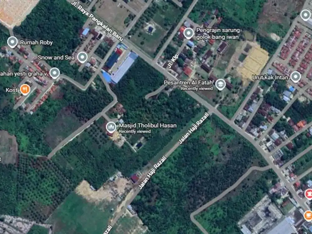 Strategis Jual Tanah Luas di Tanah Pasir Putih Raya Pangkalan Baru Pekanbaru Sudah SHM, Akses Jalan Besar Dekat Mall Ciputra Seraya, Pasar Arengka