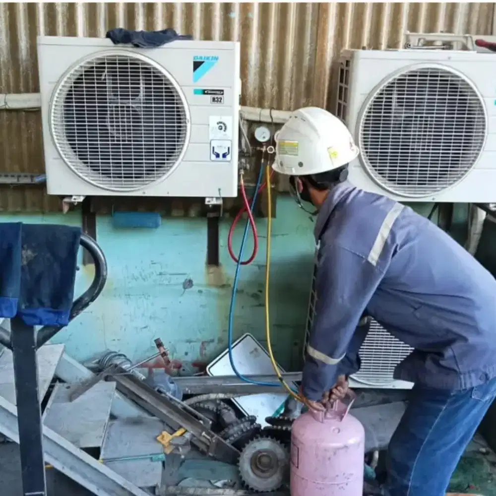 Jasa pasang AC perbaikan kulkas mesin cuci pompa air bergaransi