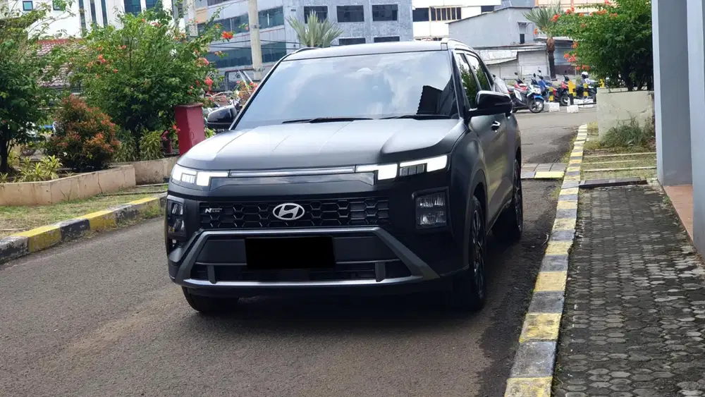 Km 8rb hyundai creta n line turbo 2025 black matte hitam pajak panjang