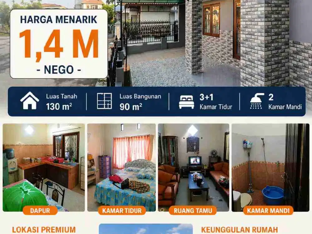 RUMAH MURAH depan PAKUWON MALL