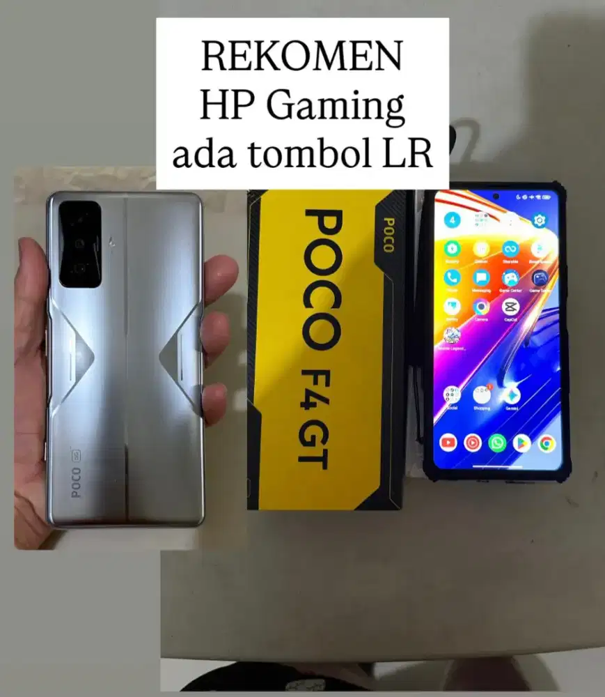 Gaming LR Tombol Poco F4 GT TT BT