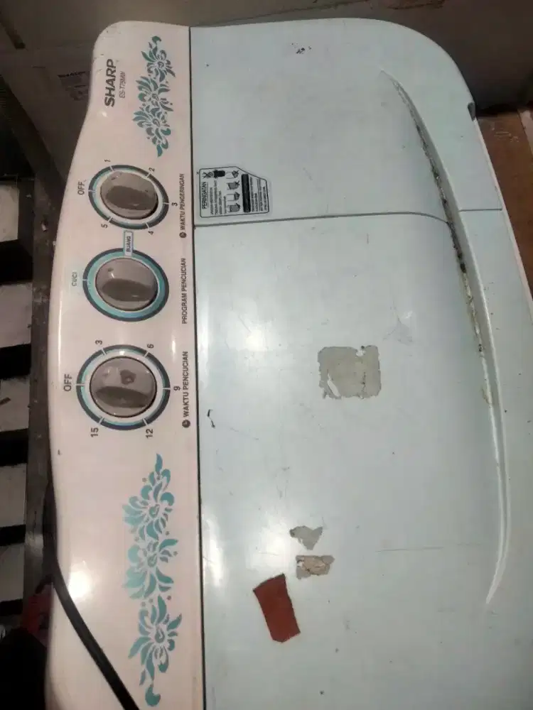 Mesin cuci Sharp normal bandel garansi