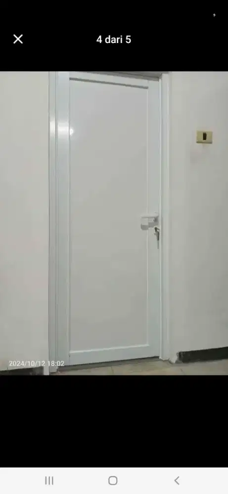 Pintu aluminium swing acp T220cm L100cm max dg harga terpaaang 2,3 jt