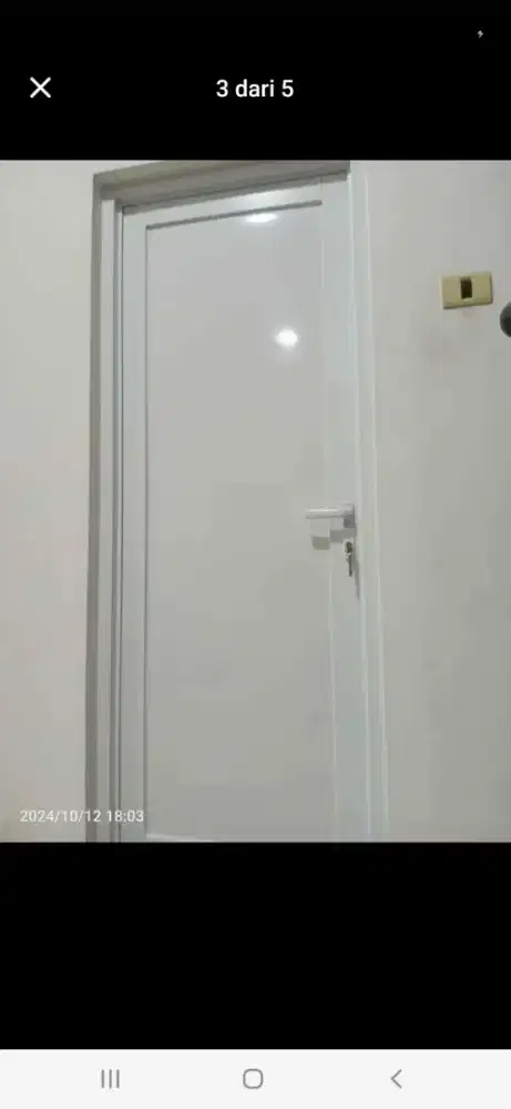 Pintu alumunium swing acp T220cm L100cm max dg harga plus pasang 2,3jt