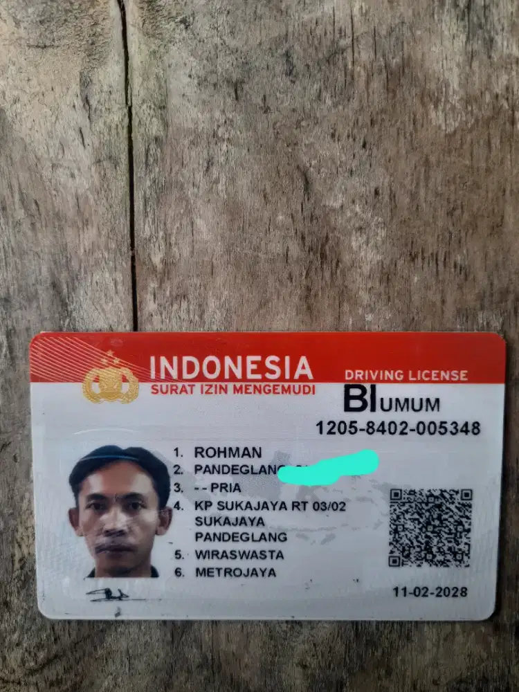 Punya sim.B1 umum.skck ada paklaring ada