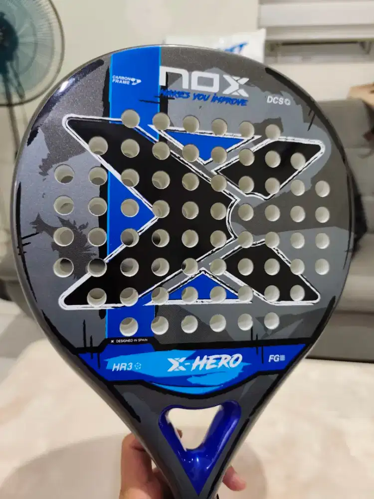 For Sale Raket Padel NOX type X Hero Carbon Frame Second Like New