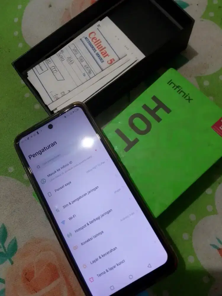 Infinix hot 12 play RAM 4++/64kondisi mulus fullset