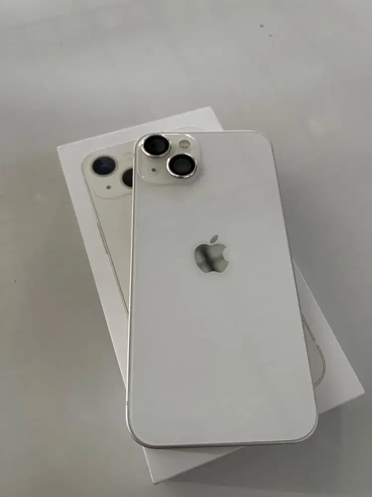 iPhone 13 128 starlight like new all operator fullset