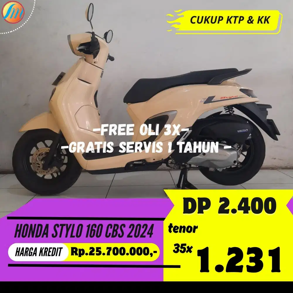 KRSDIT MURAH HONDA STYLO 160 CBS 2024 ANGSURAN SANGAT TERJANGKAU