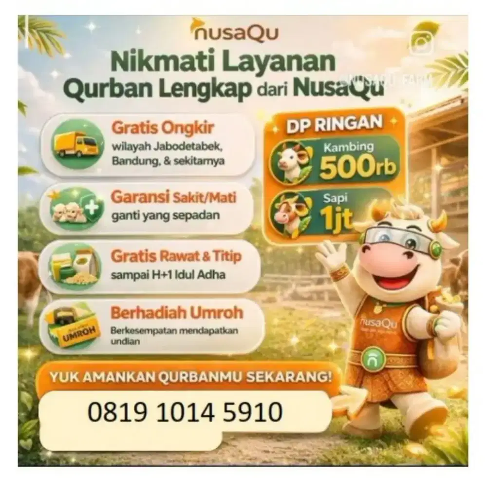 Korban Kurban Qurban Qorban   Sapi Kambing Domba murah  bagus