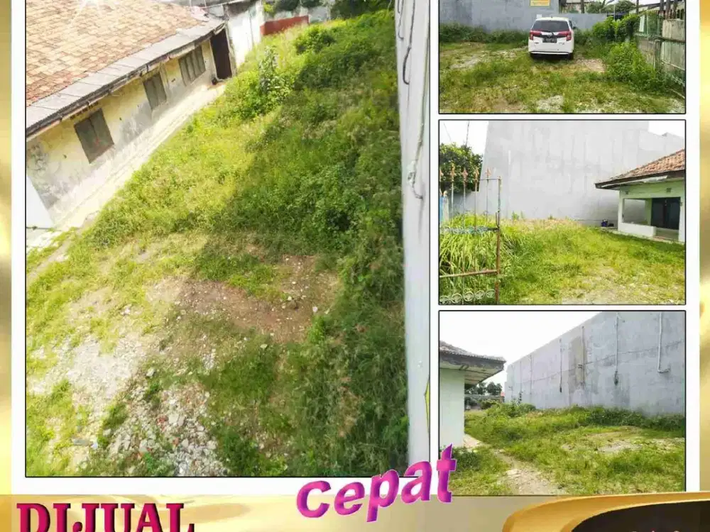 DIJUAL TANAH KOSONG DATAR (BONUS RUMAH TUA) BOJONG RAWALUMBU BEKASI