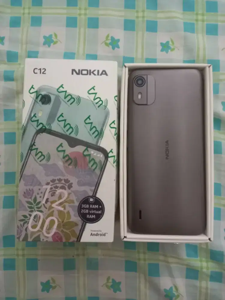 NOKIA C12 RAM+2/64GB BARU BUKA SEGEL