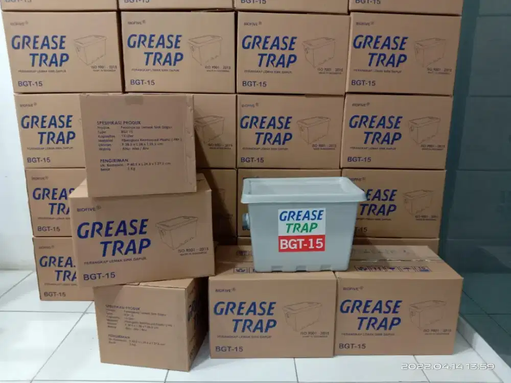 Grease Trap Biofive BGT 15 Penangkap Lemak Dapur Fiberglass