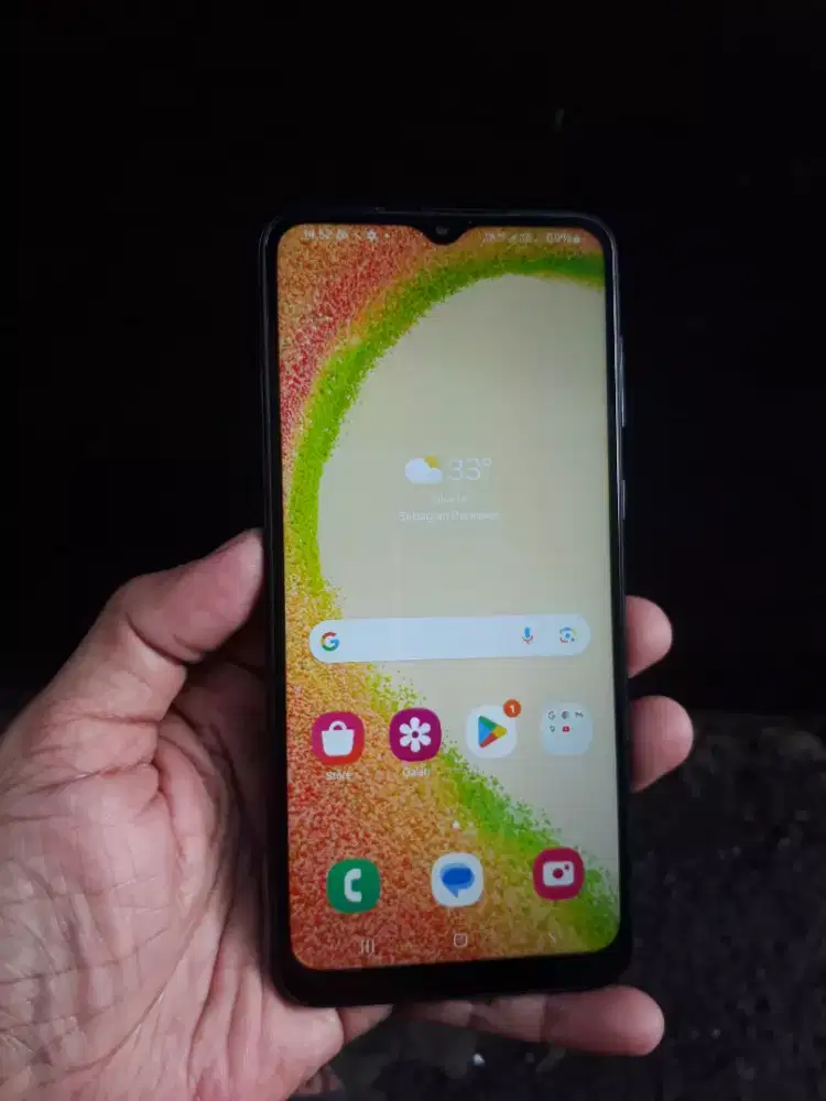 SAMSUNG A04 RAM 4/64 GB HP AJA MULUS SEGEL ORI NORMAL NO MINUS DIJUAL