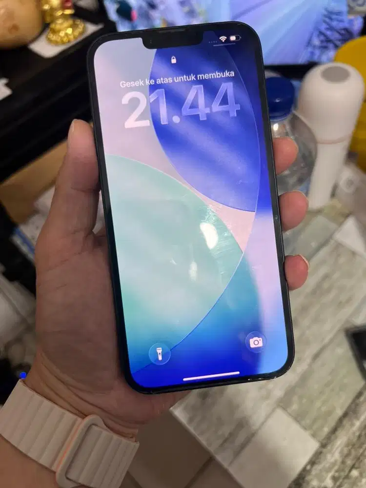 Iphone 14 plus 128 ibox fullset ori no kabel aja minus retak sehelai