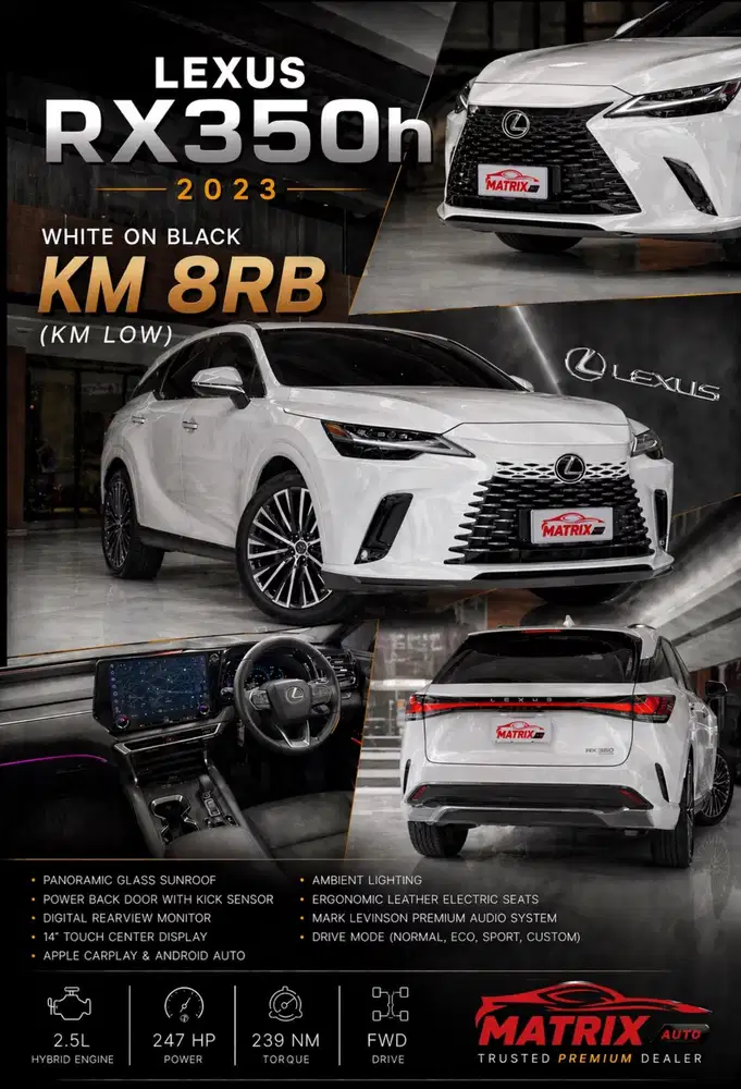 Lexus RX350h 2023! LEXUS RX350h! Rx350h! Lexus! Lexus hybrid ! 2023