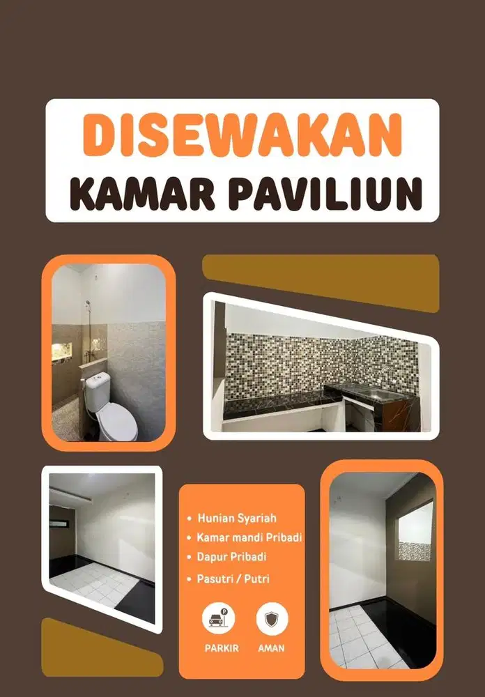 Dikontrakan Kamar Exclusive untuk Pasutri/ Putri Syariah