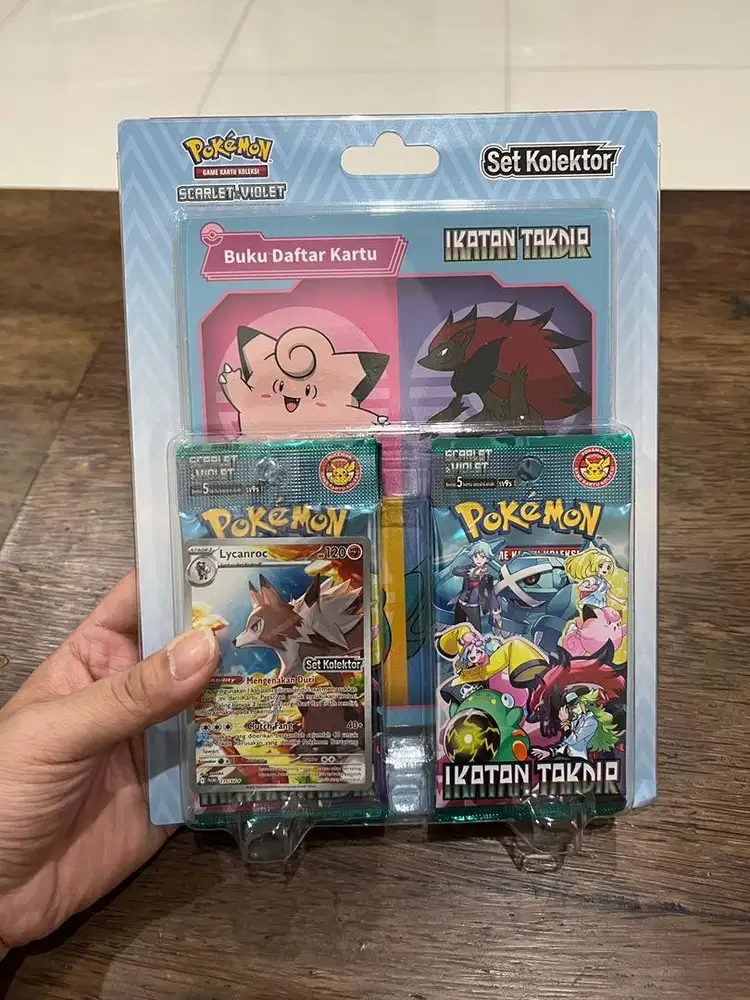 Set Kolektor Pokemon Ikatan Takdir Baru Segel