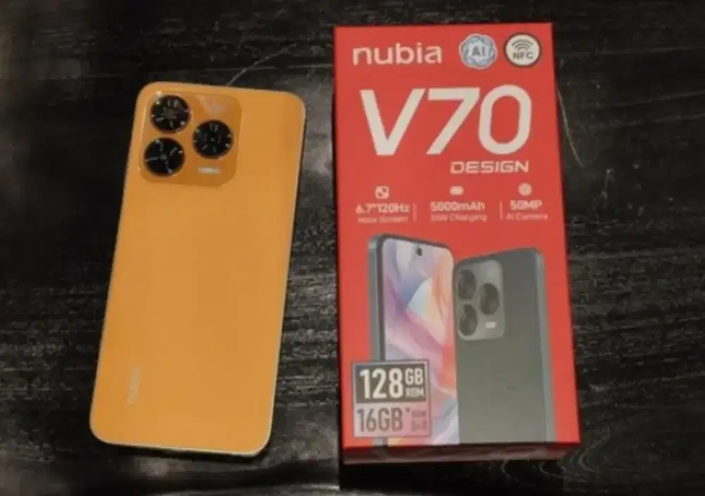 Zte nubia V70 design ram 8/128