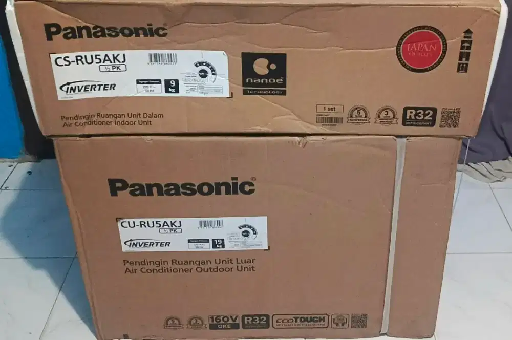 Ac panasonik 1/2 pk inverter