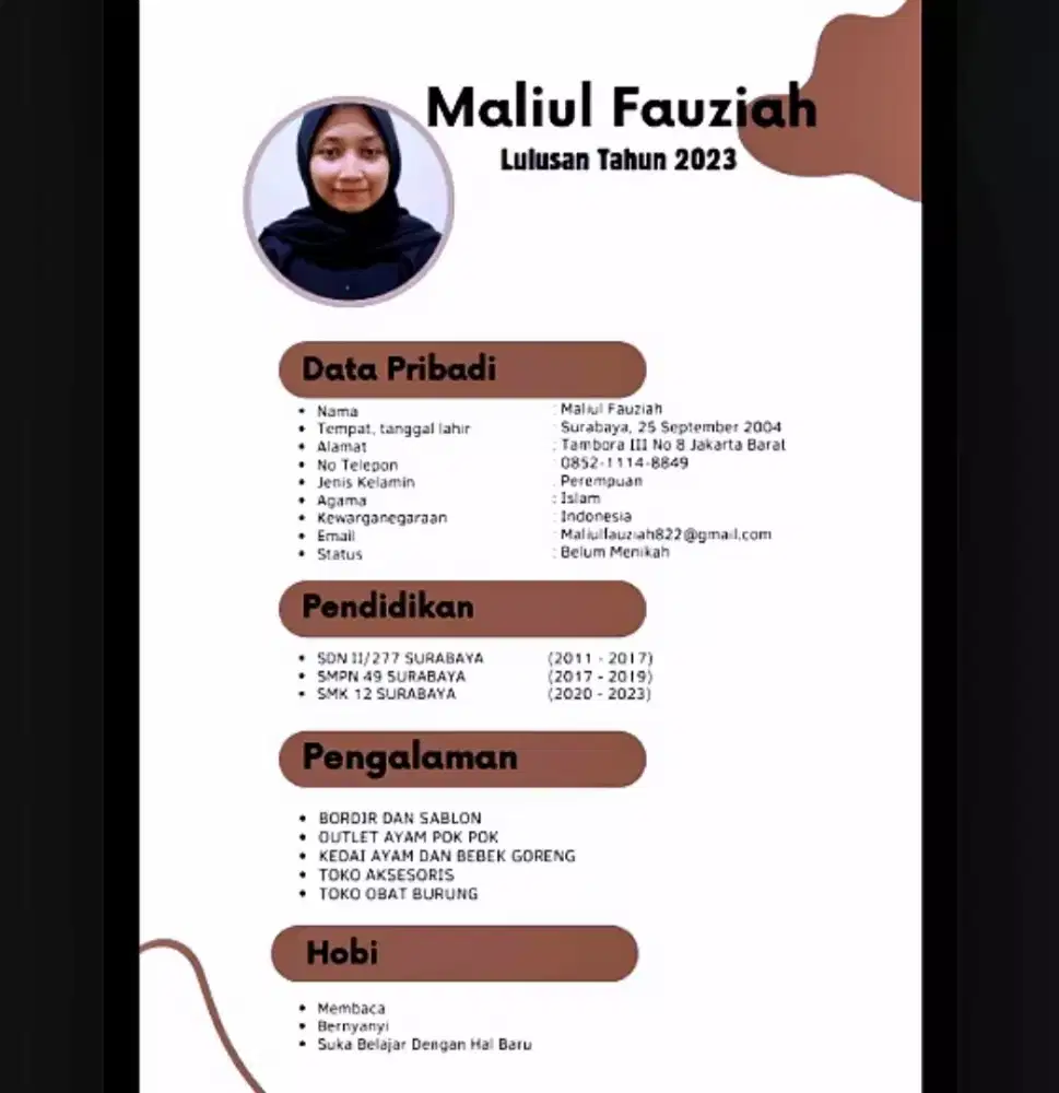 sedang mencari pekerjaan