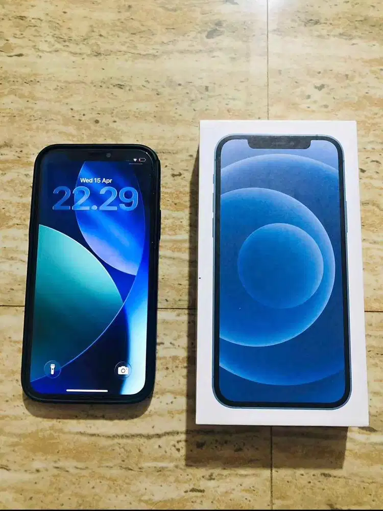 iphone 12 256gb black fullset inter mulus ky baru