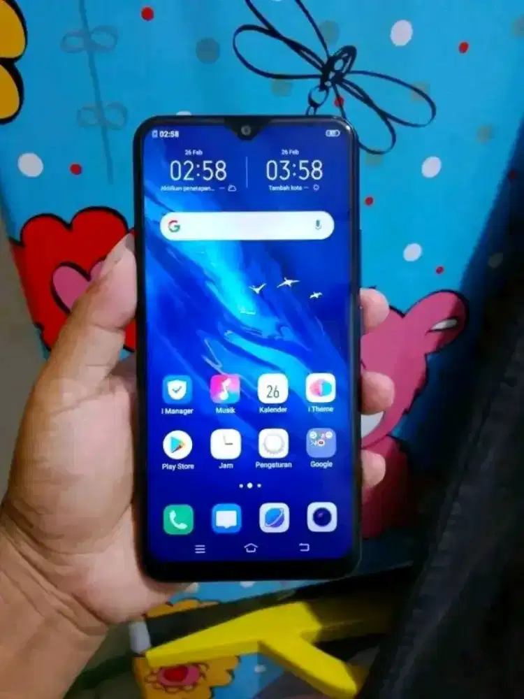 Vivo y17 8/128 refurbish aslinya ram 4/64 mulus nominus