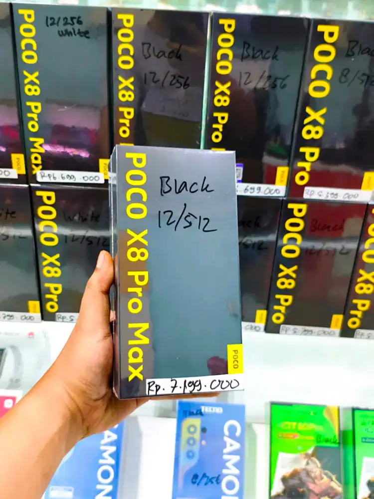 POCO X8 PRO MAX 5G 12/512 NEW SEGEL PROMO TERMURAH