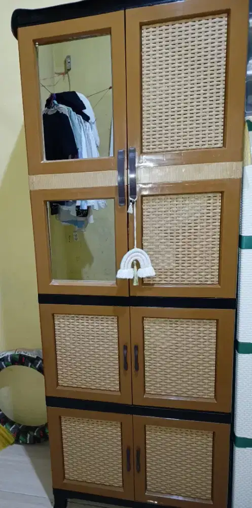 LEMARI PLASTIK NAPOLLY RATTAN CABRO