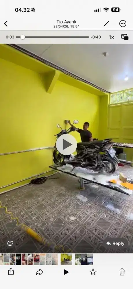 Cari jasa tukang cuci motor