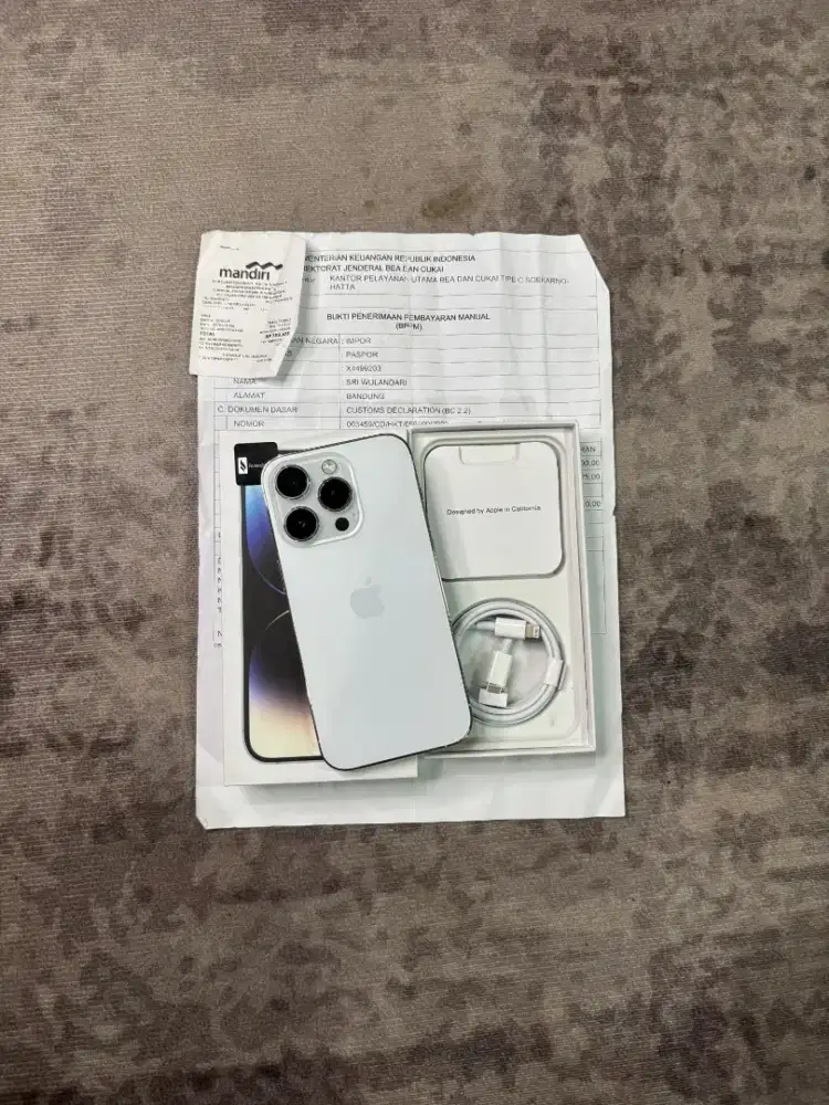 iPhone 14 Pro 256gb Beacukai(IMEI RESMI)