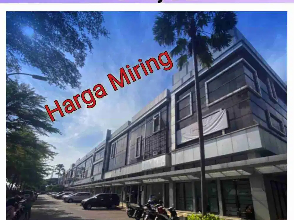 Mir Jual Harga Miring Ruko 3 lantai Avenue JGC Jakarta Garden City bisa KPR