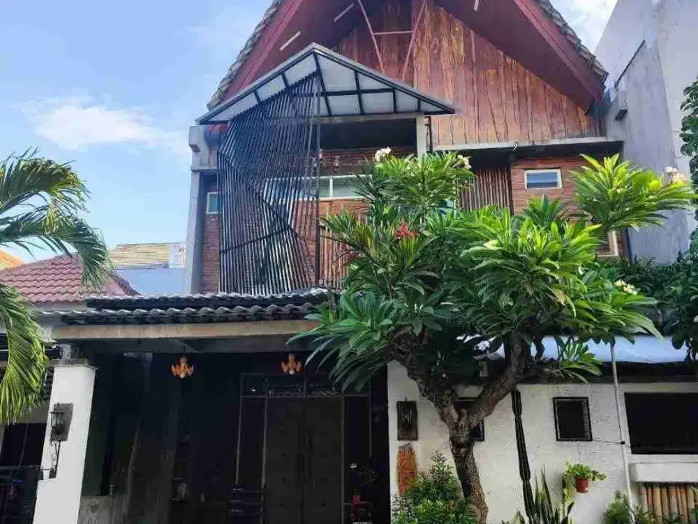 Jambangan Surabaya | Jual Rumah Unik 96 m² 2,5 Lantai Palm Spring Karah Kebonsari Ketintang UNESA Telkom Rolak Tol Masjid Al Akbar Al Hikmah Al Falah Pengadilan Agama Royal Plaza