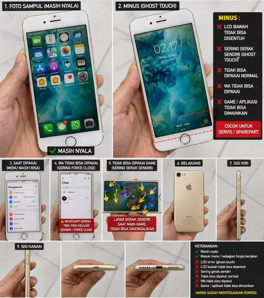 iPhone Bekas Error – Masih Nyala